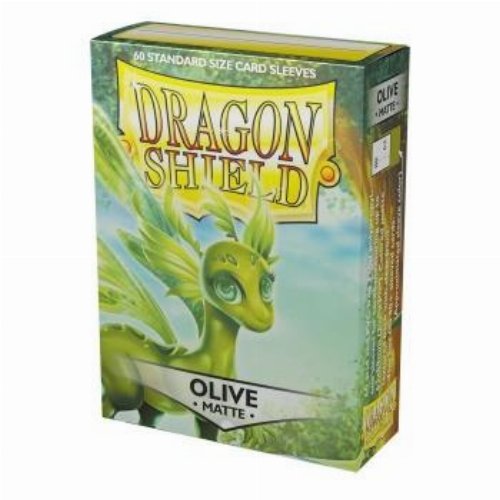 Dragon Shield Sleeves Standard Size - Matte
Olive (60 Sleeves)
