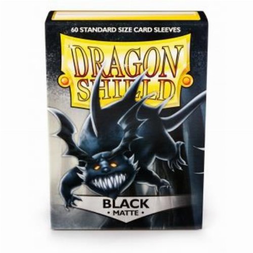 Dragon Shield Sleeves Standard Size - Matte Black (60
Sleeves)