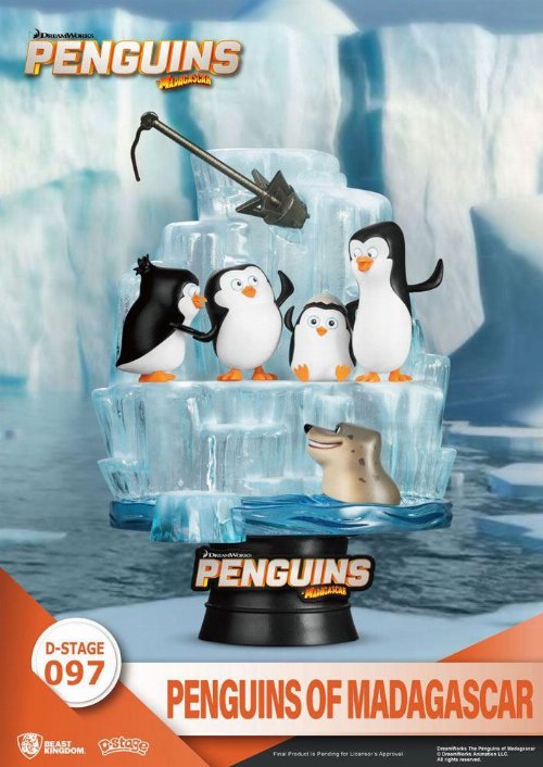 Penguins of Madagascar: D-Stage - Skipper, Kowalski,
Priave & Rico Diorama Φιγούρα Αγαλματίδιο (14cm)