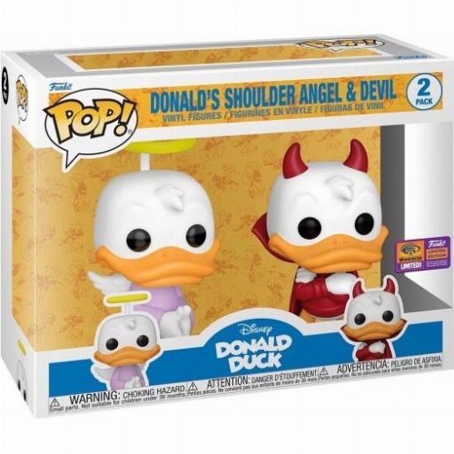 Figures Funko POP! Disney: Donald Duck -
Donald's Shoulder Angel & Devil 2-Pack (WonderCon 2022
Exclusive)