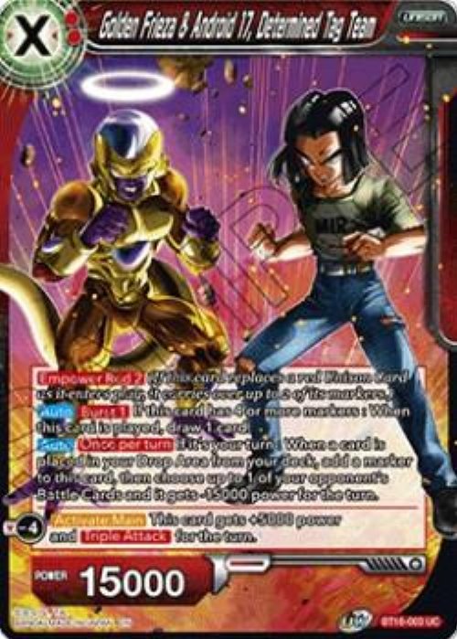 Golden Frieza & Android 17, Determined Tag
Team