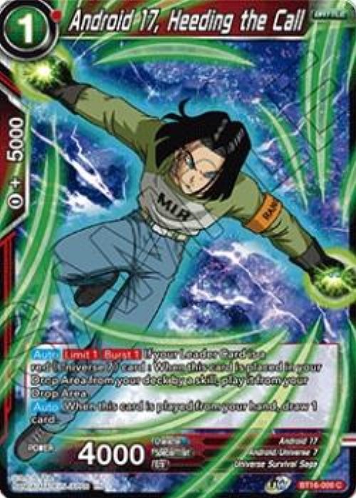 Android 17, Heeding the Call