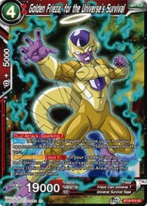 Golden Frieza, for the Universe's
Survival