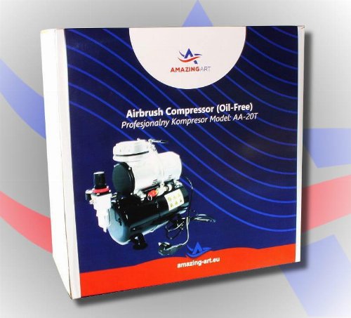 Amazing Art - AA20TT Airbrush Compressor (58
PSI)