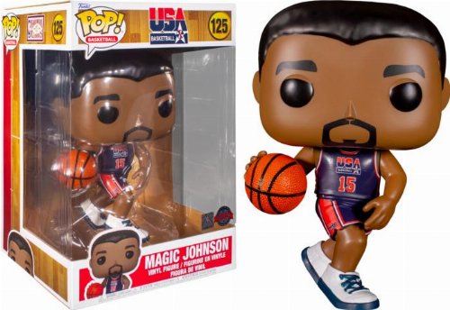 Φιγούρα Funko POP! NBA: Team USA - Magic Johnson (Navy
Jersey) #125 Jumbosized (Exclusive)