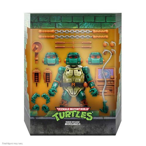 Φιγούρα Teenage Mutant Ninja Turtles: Ultimates -
Warrior Metalhead Michelangelo Action Figure (18cm)