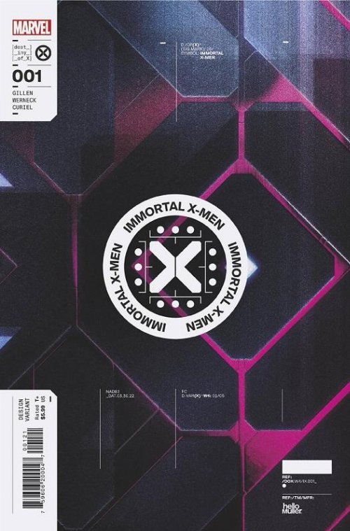 Immortal X-Men #1 Muller Design Variant
Cover