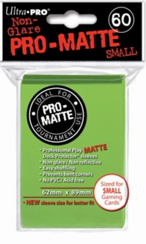 Ultra Pro Japanese Small Size Card Sleeves 60ct
- Matte Lime Green