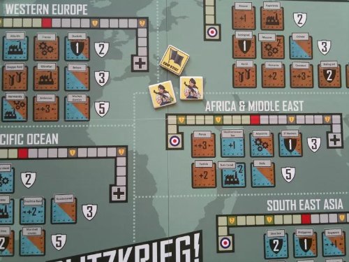 Board Game Blitzkrieg!: World War Two in 20
Minutes (Combined Edition)