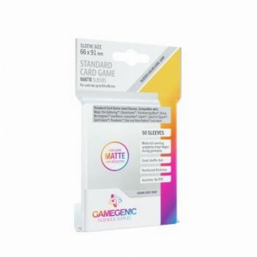 Gamegenic Card Sleeves Standard Size - Clear (50
pieces)