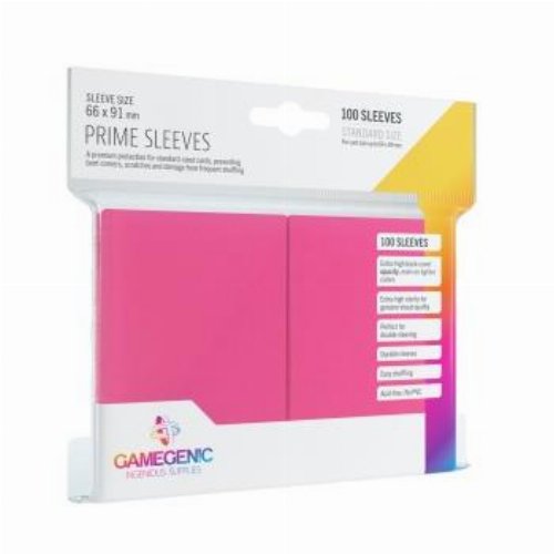 Gamegenic Card Sleeves Standard Size - Prime
Pink (100 pieces)