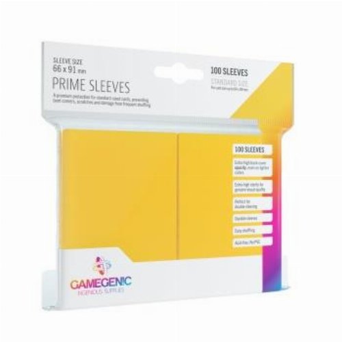 Gamegenic Card Sleeves Standard Size - Prime
Yellow (100 pieces)