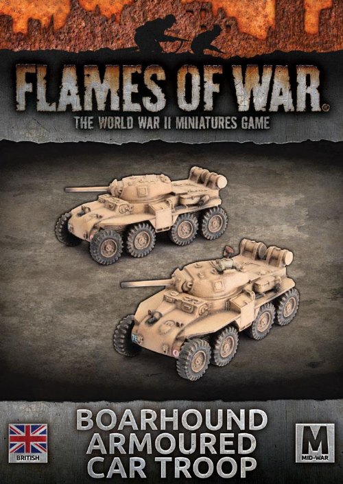 Flames of War - Boarhound Armoured Car
Troop