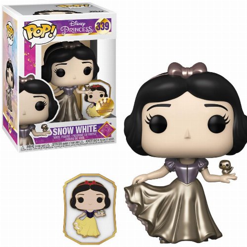 Φιγούρα Funko POP! Disney: Ultimate Princess - Snow
White with Pin #339 (Funko-Shop Exclusive)