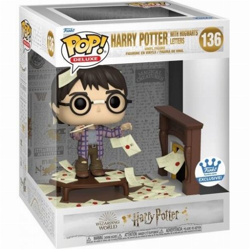 Φιγούρα Funko POP! Deluxe: Harry Potter - Harry Potter
with Hogwarts Letters #136 (Funko-Shop Exclusive)