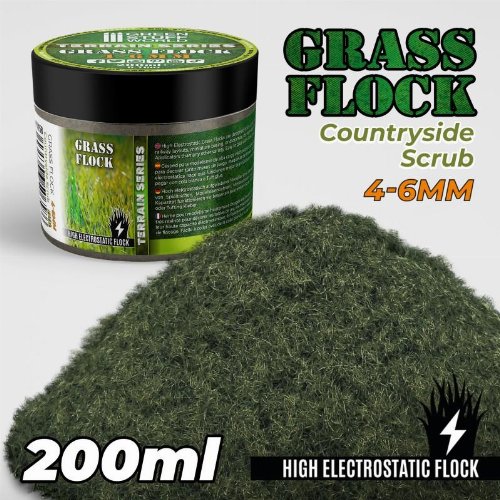 Green Stuff World - Countryside Scrub 4-6mm Grass
Flock (200ml)