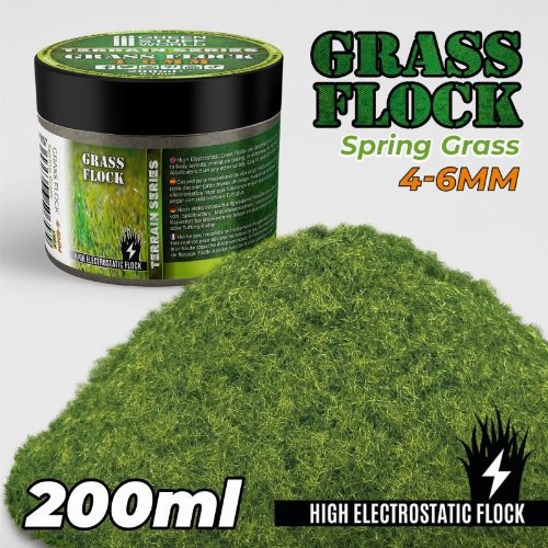 Green Stuff World - Spring Grass 4-6mm Grass Flock
(200ml)
