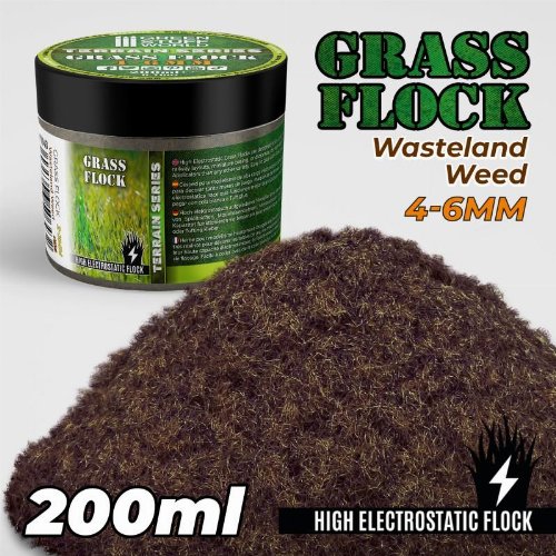Green Stuff World - Wasteland Weed 4-6mm Grass Flock
(200ml)