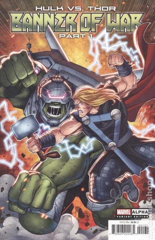 Hulk Vs. Thor Banner Of War Alpha #1 Ron Lim
Variant Cover