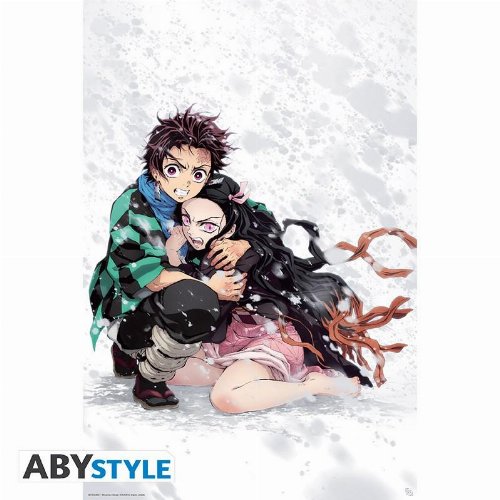 Αυθεντική Αφίσα Demon Slayer: Kimetsu no Yaiba -
Tanjiro & Nezuko Snow (61x92cm)