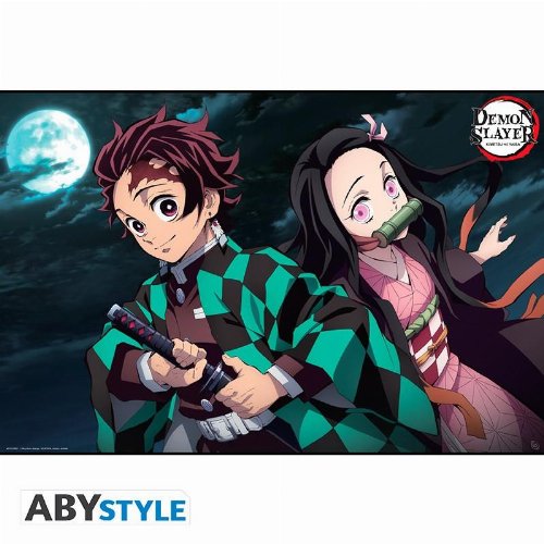 Αυθεντική Αφίσα Demon Slayer: Kimetsu no Yaiba -
Tanjiro & Nezuko Poster (61x92cm)