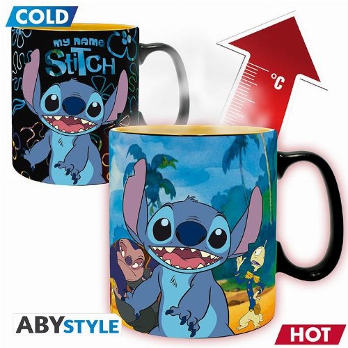 Disney - Lilo & Stitch Heat Change Κεραμική Κούπα
(460ml)