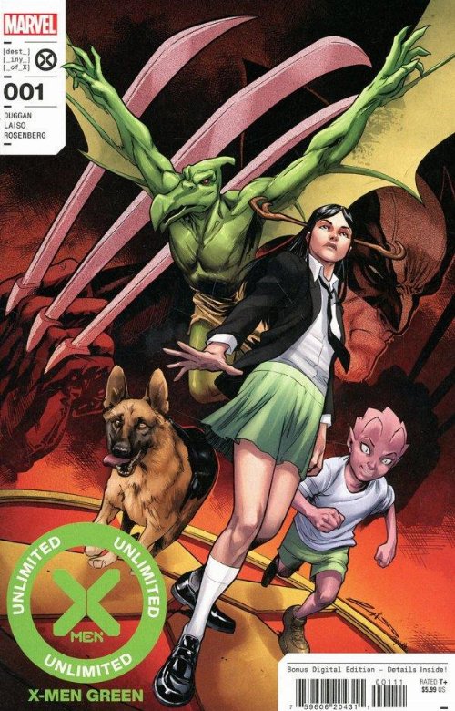 Τεύχος Κόμικ X-Men Unlimited X-Men Green #1 (Of
2)