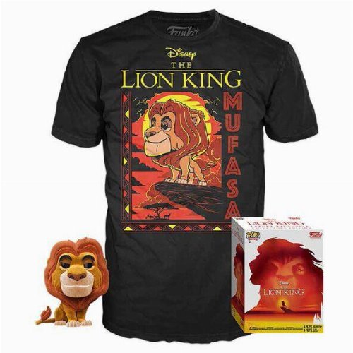 Συλλεκτικό Funko Box: Lion King - Mufasa (Flocked)
Funko POP! with T-Shirt