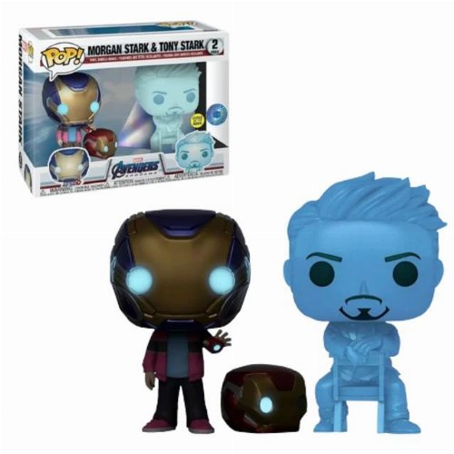 Figures Funko POP! Marvel - Morgan Stark &
Tony Stark (GITD) 2-Pack (PIAB Exclusive)