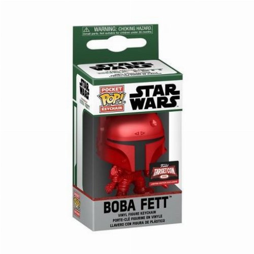 Funko Pocket POP! Μπρελόκ Star Wars - Boba Fett (Red
Chrome) Φιγούρα (Exclusive)