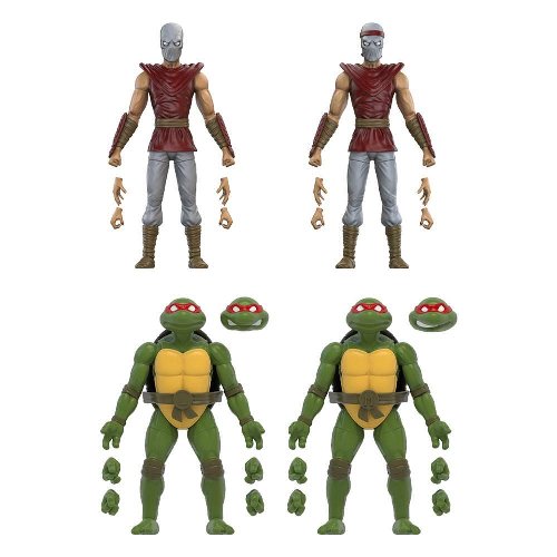 Teenage Mutant Ninja Turtles - Mirage Comics Foot
Soldiers & Turtles 4-Pack Action Figures (13cm) (SDCC
Exclusive)