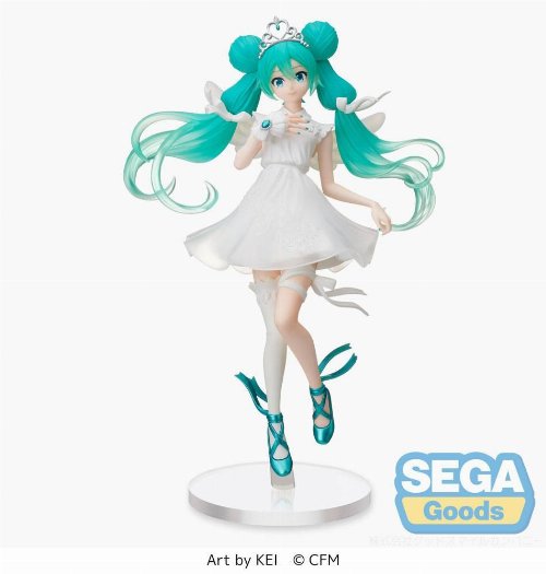 Vocaloid: Hatsune Miku SPM - Hatsune Miku (15th
Anniversary KEI) Statue Figure (24cm)