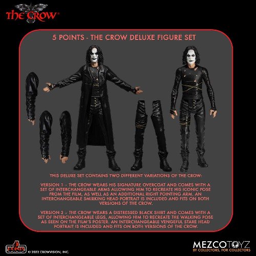 The Crow: 5 Points - The Crow Deluxe Φιγούρα Δράσης
(9cm)