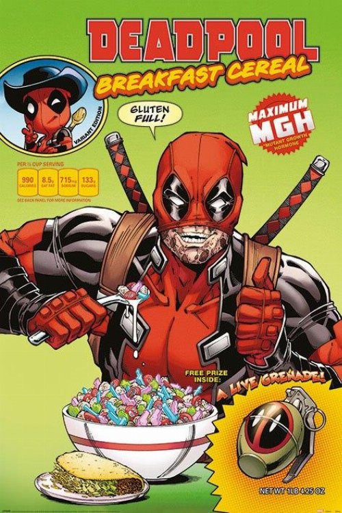 Αυθεντική Αφίσα Deadpool - Cereal
(61x91cm)