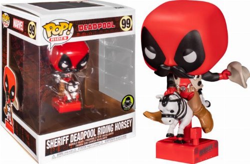 Figure Funko POP! Rides: Marvel - Sheriff
Deadpool Riding Horsey #99 (Popcultcha
Exclusive)