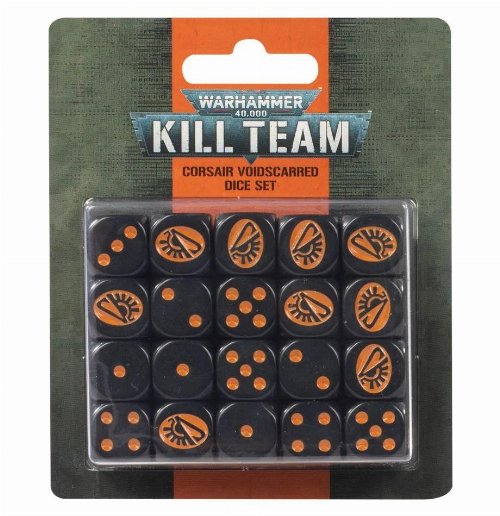 Warhammer 40000: Kill Team - Corsair Voidscarred Dice
Pack