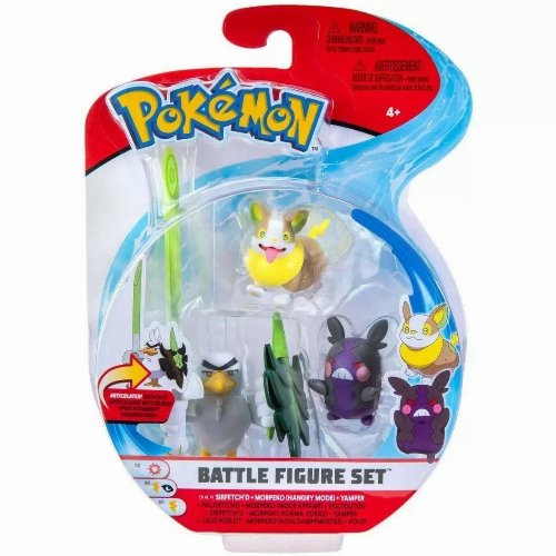 Φιγούρες Δράσης Pokemon - Sirfetch'd, Morpeko &
Yamper (6cm)