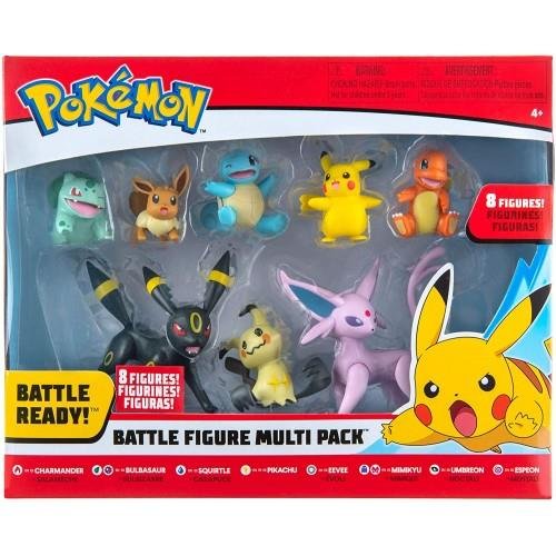 Pokemon - W6 8-Pack Battle Figures
(8cm)