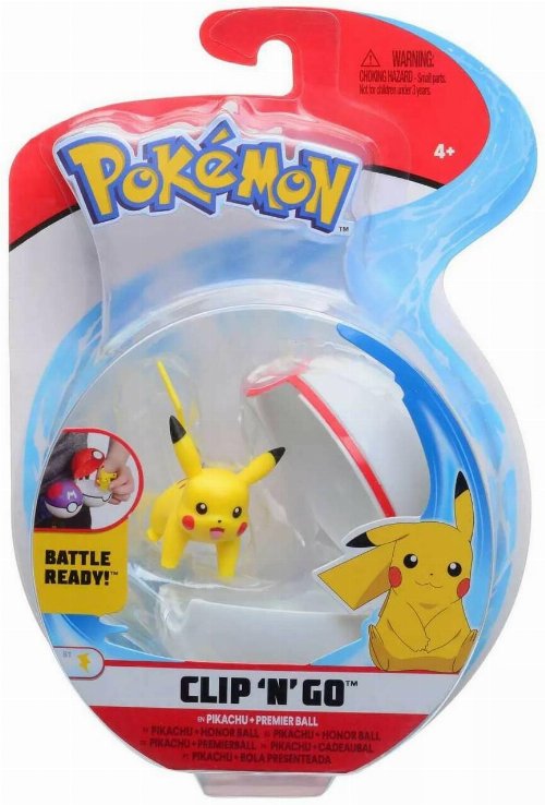 Φιγούρα Pokemon Clip 'N' Go - Premier Ball with
Pikachu (5cm)