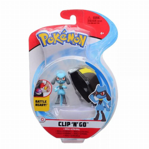 Φιγούρα Pokemon Clip 'N' Go - Ultra Ball with Riolu
(5cm)