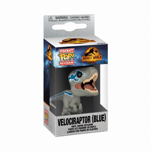 Funko Pocket POP! Keychain Jurassic World:
Dominion - Velociraptor (Blue) Figure