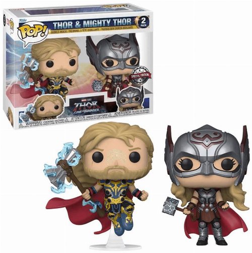 Φιγούρες Funko POP! Thor: Love and Thunder - Thor and
Mighty Thor 2-Pack (Exclusive)