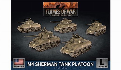 Flames of War - M4 Sherman Tank Platoon