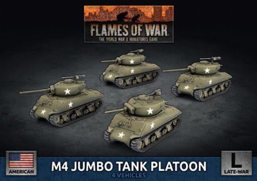 Flames of War - M4 Jumbo Tank Platoon