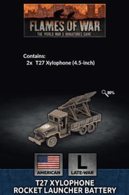 Flames of War - T27 Xylophone Rocket Launcher
Battery