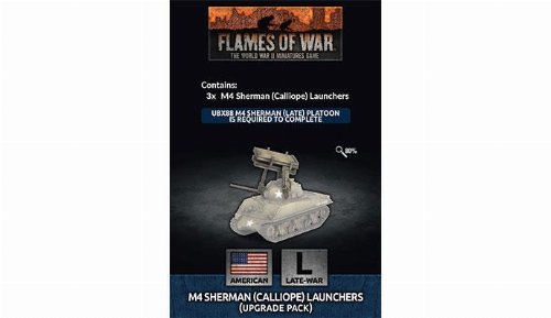 Flames of War - M4 Sherman (Calliope) Launchers
(Upgrade Pack)