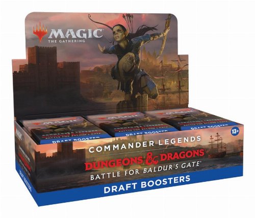 Magic the Gathering Draft Booster Box (24 boosters) -
Commander Legends: Dungeons & Dragons Battle for Baldur's
Gate