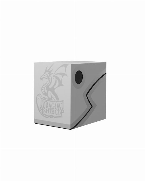 Dragon Shield Deck Double Shell Box - Ashen White with
Black