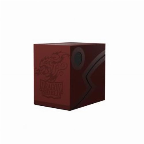 Dragon Shield Deck Double Shell Box - Blood Red with
Black