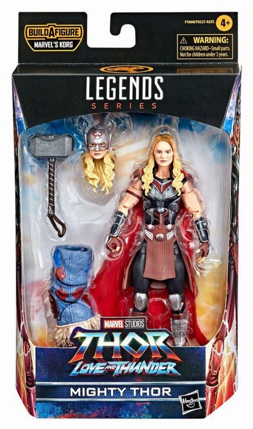 Φιγούρα Δράσης Thor: Love and Thunder Marvel Legends -
Mighty Thor (15cm) (Build-a-Figure Korg)